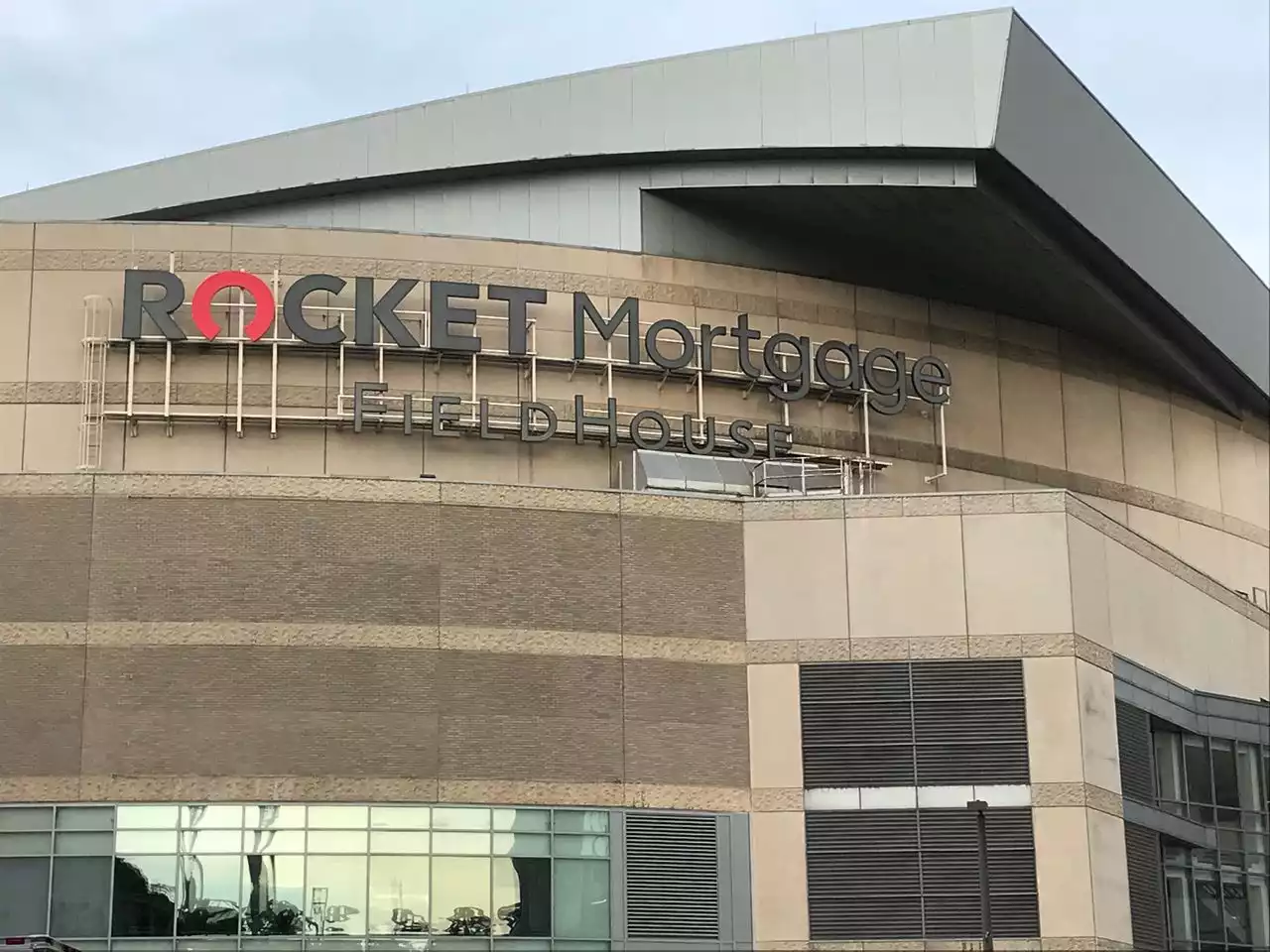 Harvest for Hunger donations set up at Rocket Mortgage FieldHouse for games in March