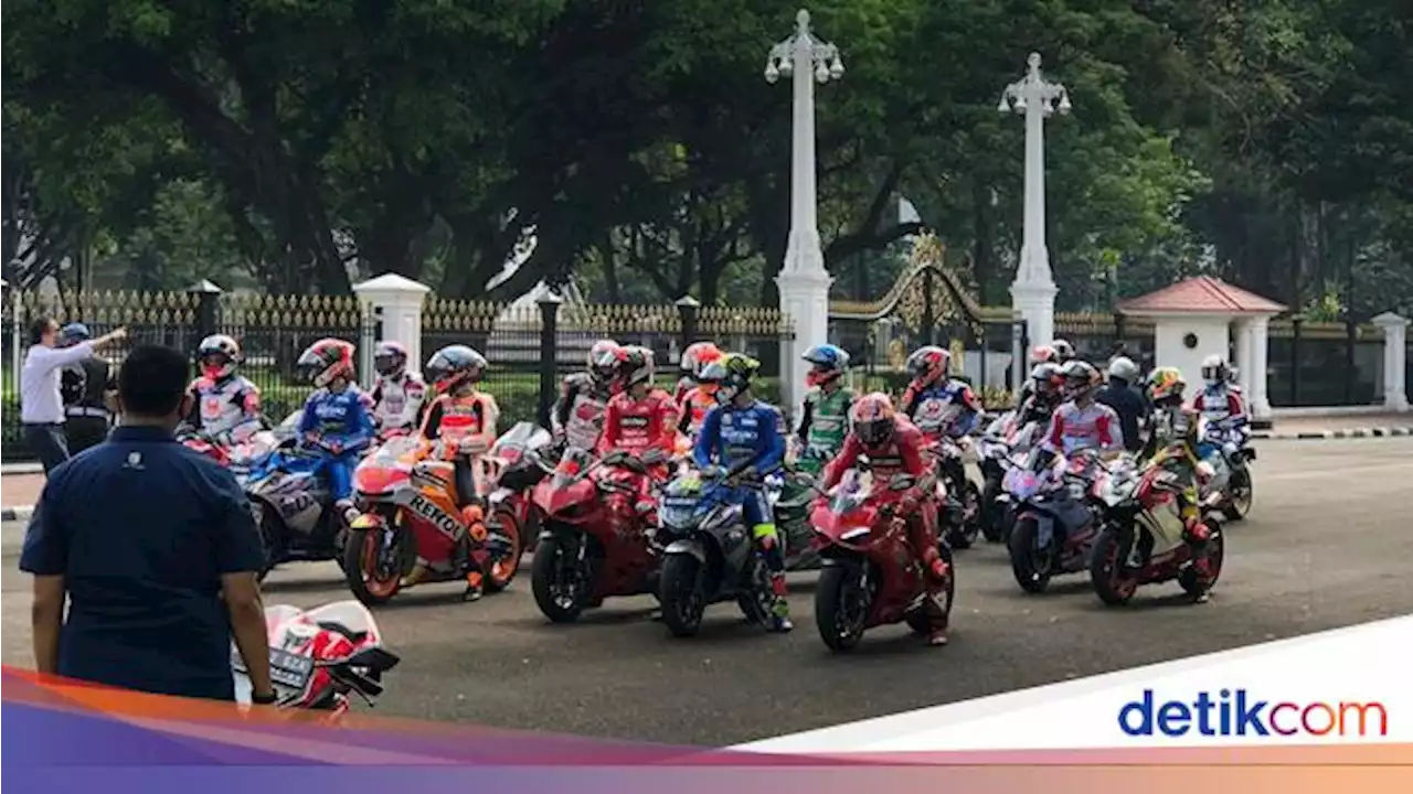 Suasana Jelang Parade MotoGP, Lalin Bundaran HI Masih Dibuka Umum