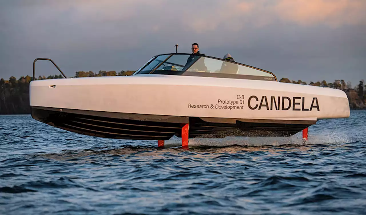 This Electric Powerboat Travels Above The Water