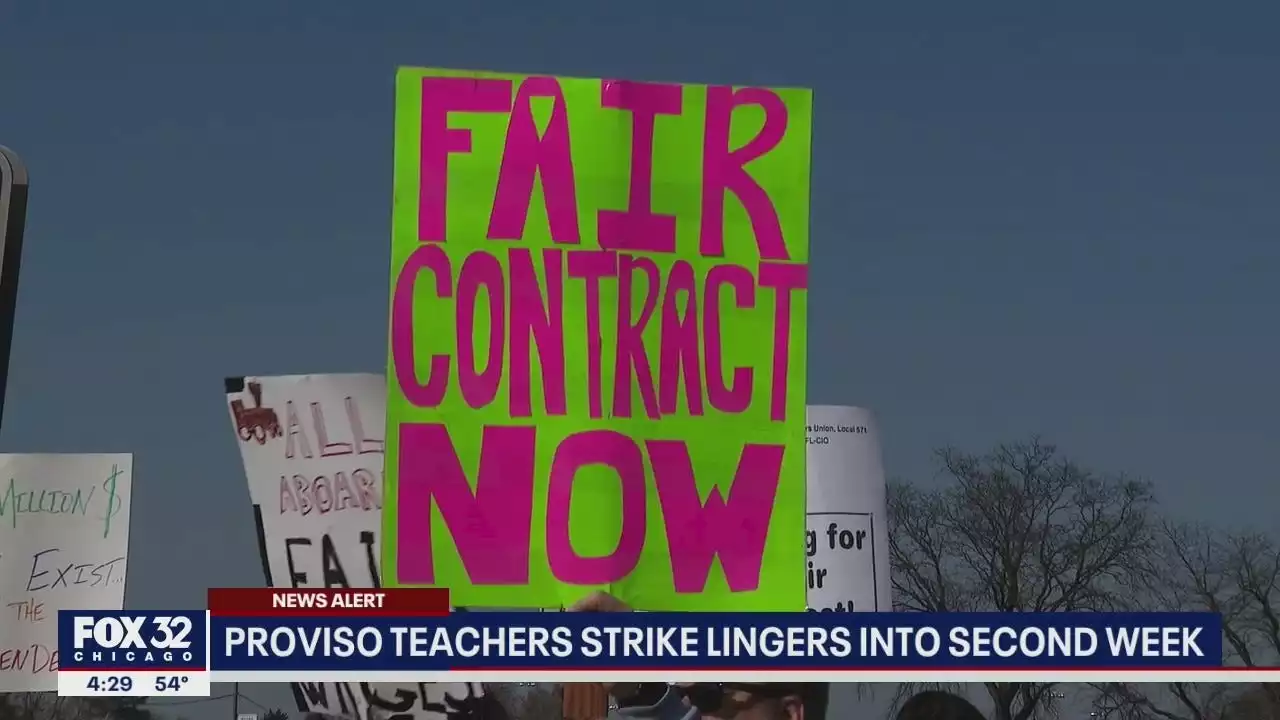 Classes canceled through Thursday for Proviso High School District 209 students due to teachers strike