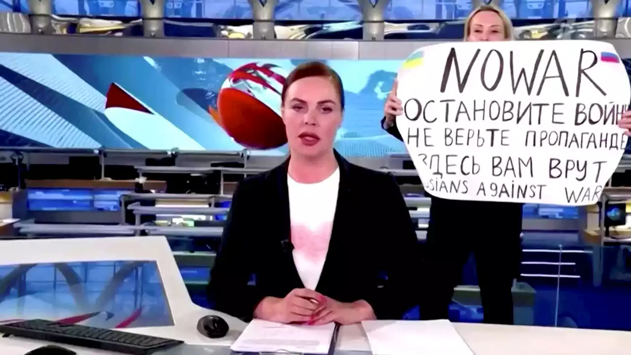 Russian journalist fined for protesting war on live TV latest dissident facing Kremlin suppression