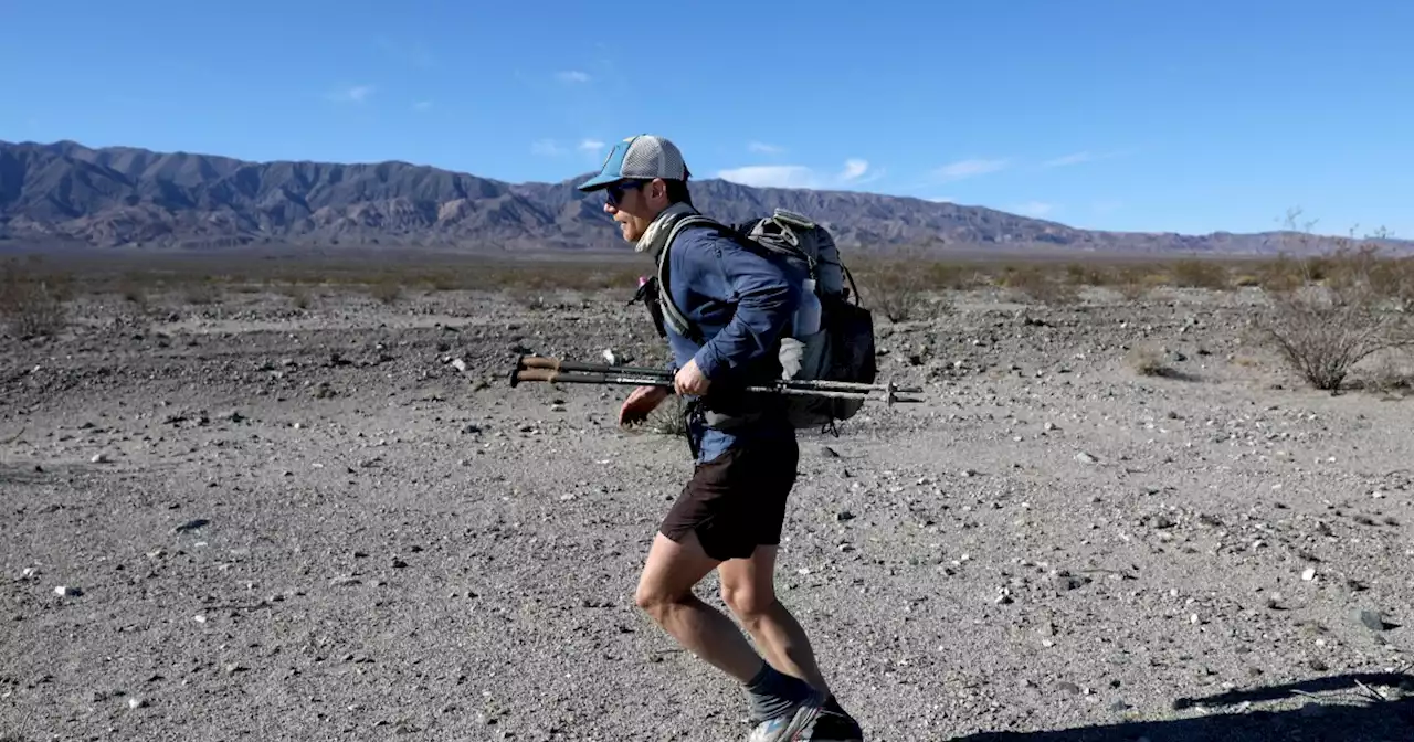 Blisters. Hallucinations: A hiker's grueling attempt to cross Death Valley in four days