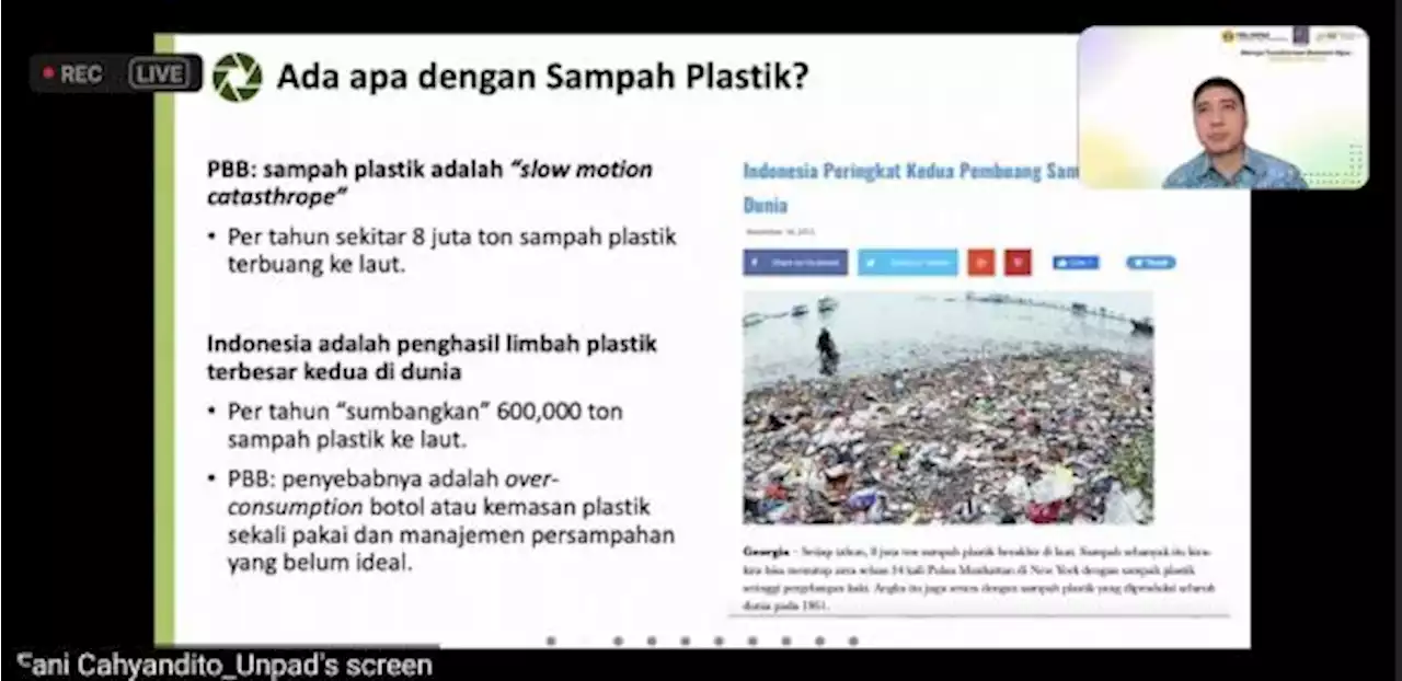 Kemasan Plastik Sekali Pakai Bisa Jadi Ancaman Implementasi Ekonomi Hijau