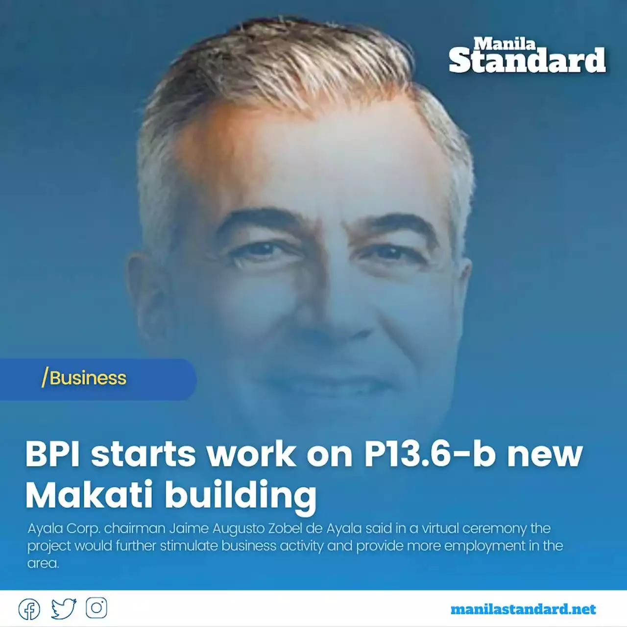 BPI starts work on P13.6-b new Makati building