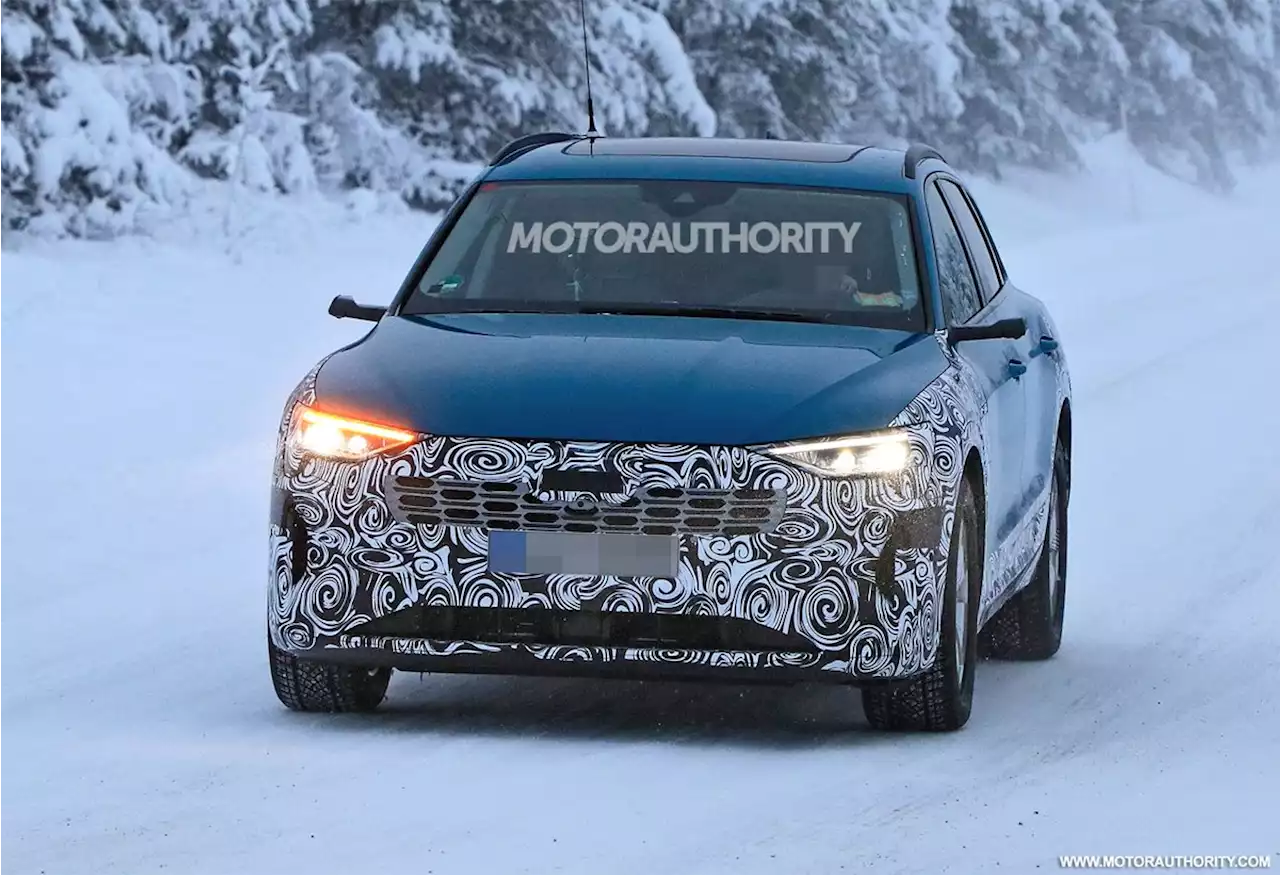 2023 Audi E-Tron spy shots and video: Mid-cycle facelift on the way