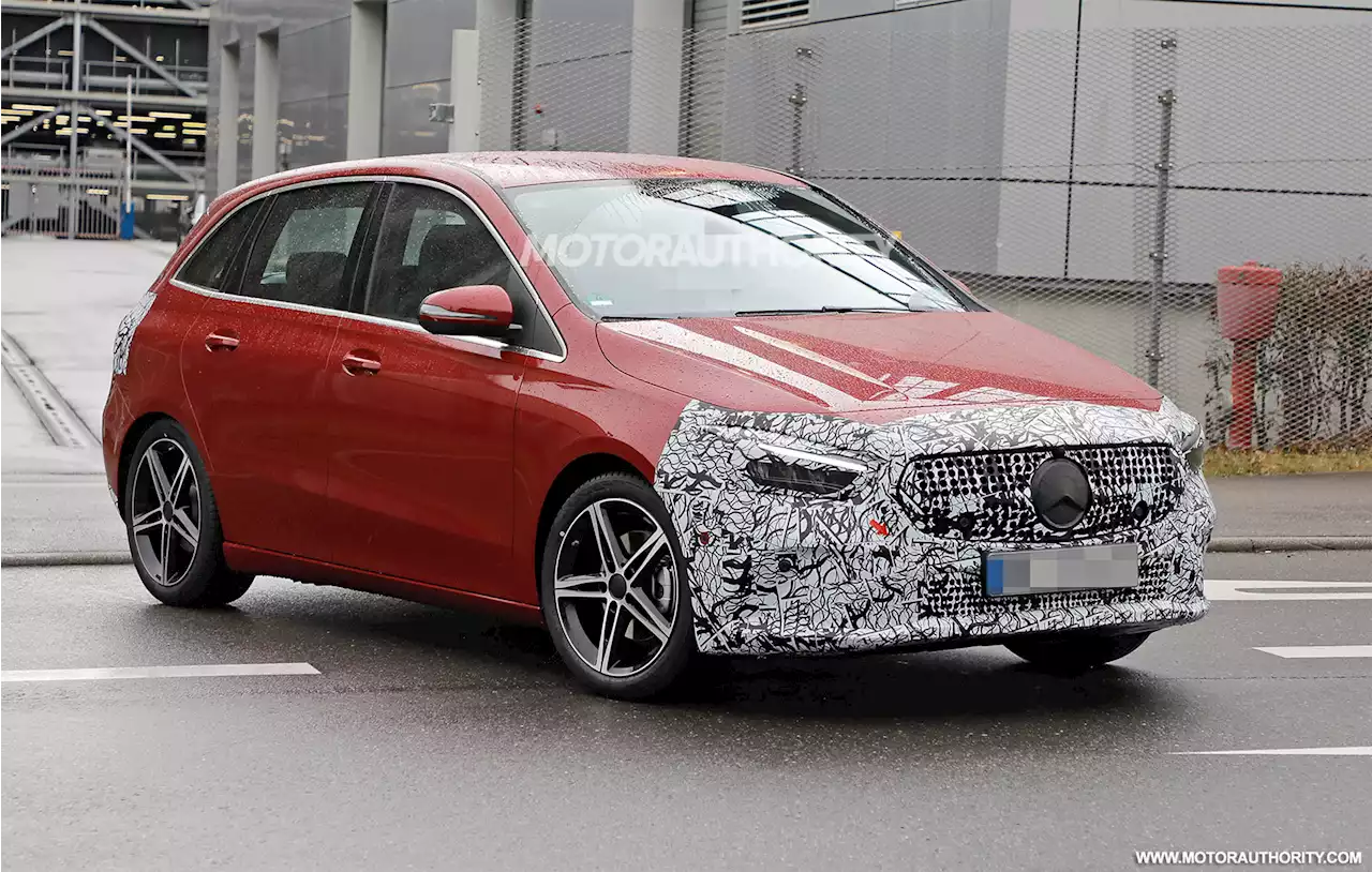 2023 Mercedes-Benz B-Class spy shots: Mid-cycle update planned