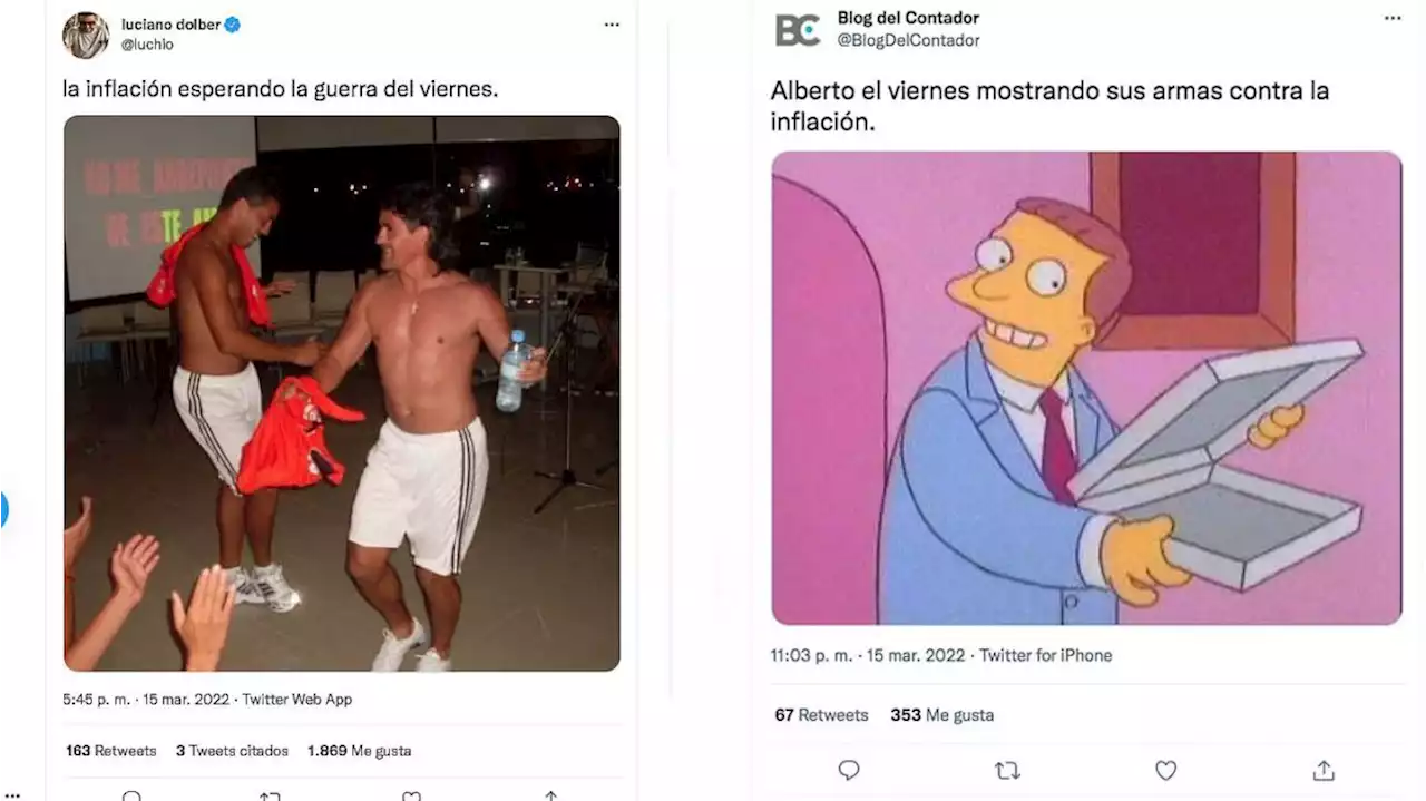 Alberto Fernández prometió combatir la inflación “el viernes” y estallaron los memes