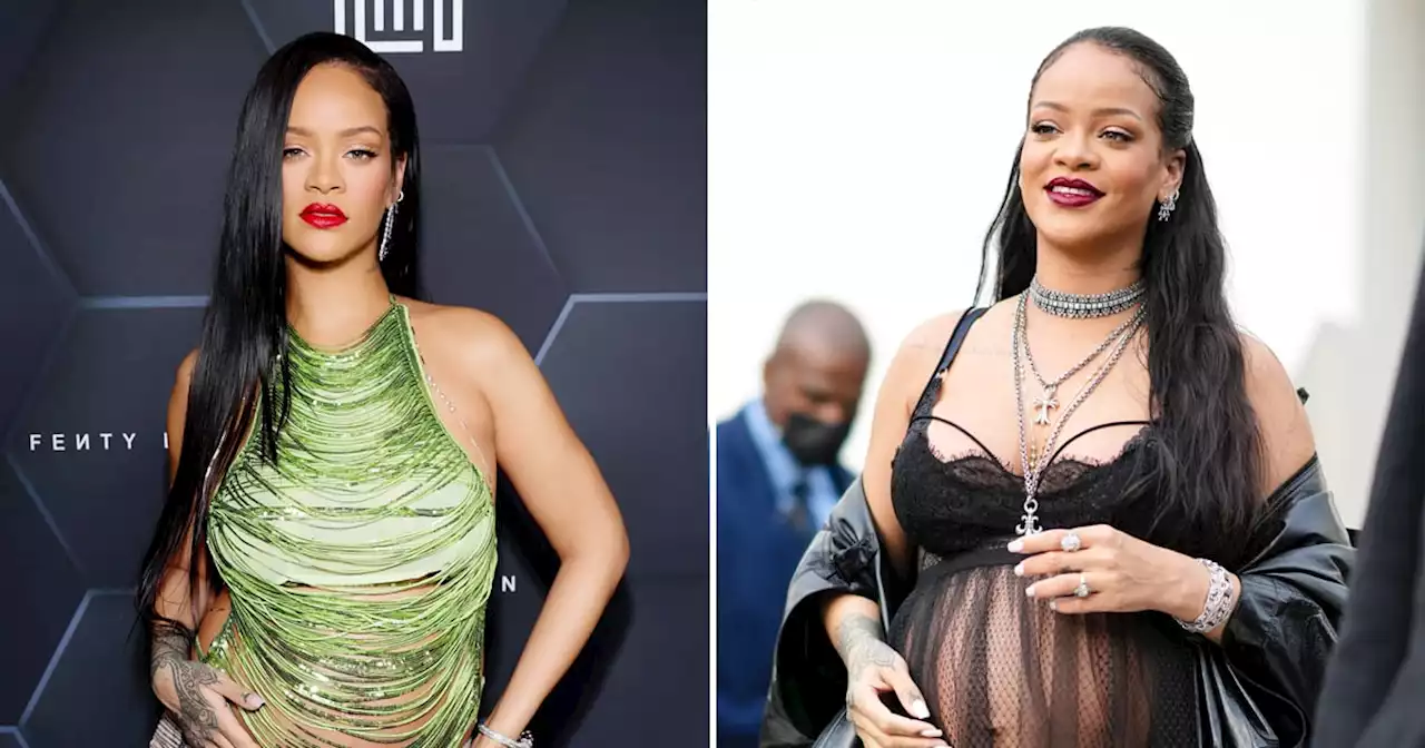 Rihanna's Boldest Maternity Looks So Far, From Bra Tops to Sheer Dresses