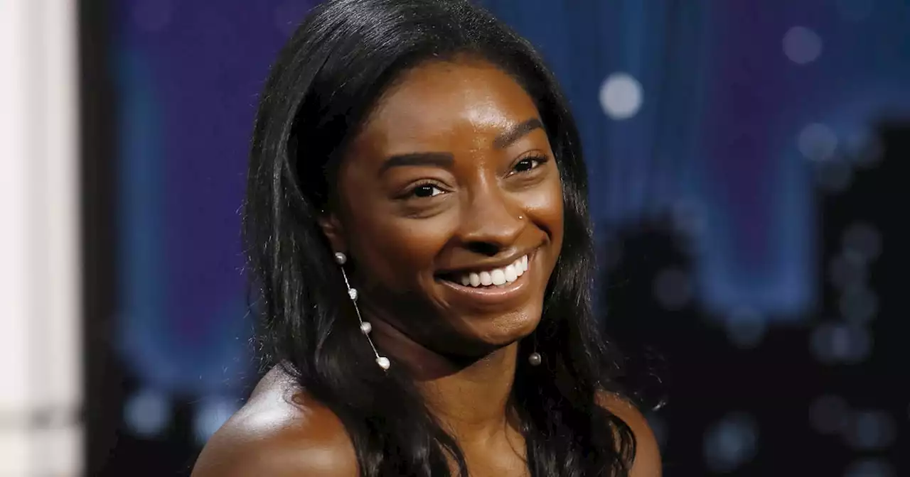 Simone Biles Rocks a Y2K-Inspired Chain-Mail Dress For Her 25th Birthday