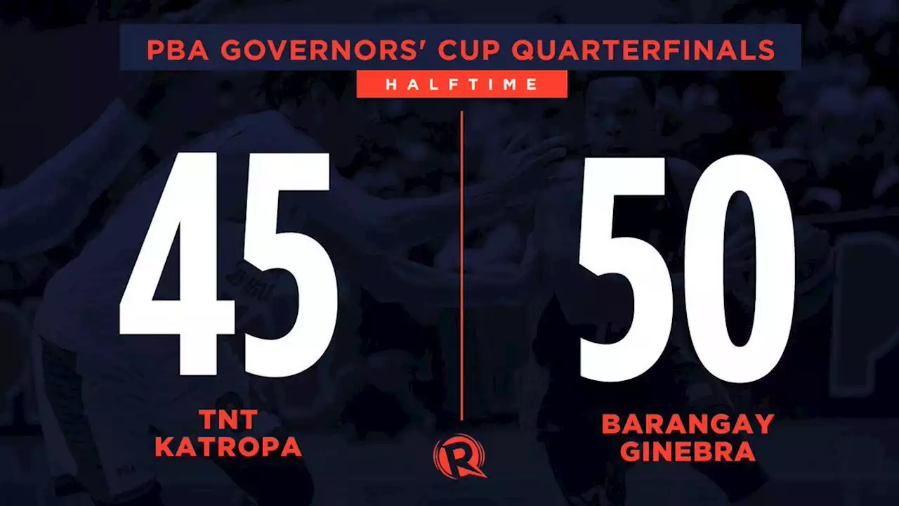 LIVE UPDATES: Ginebra vs TNT - PBA Governors' Cup Quarterfinals 2022