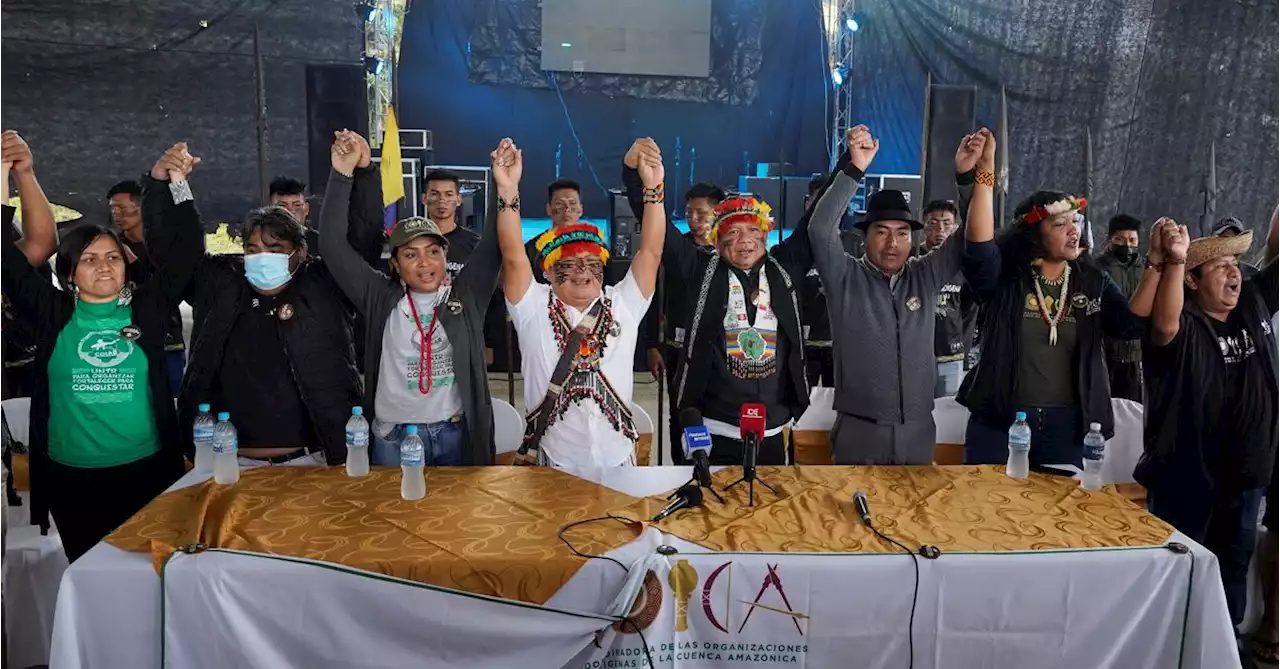 Indigenous communities meet in Ecuador to demand end to extractive industries