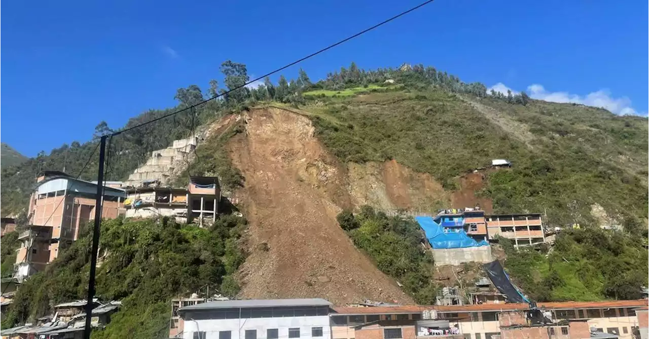 Landslide in northern Peru buries at least 60 homes