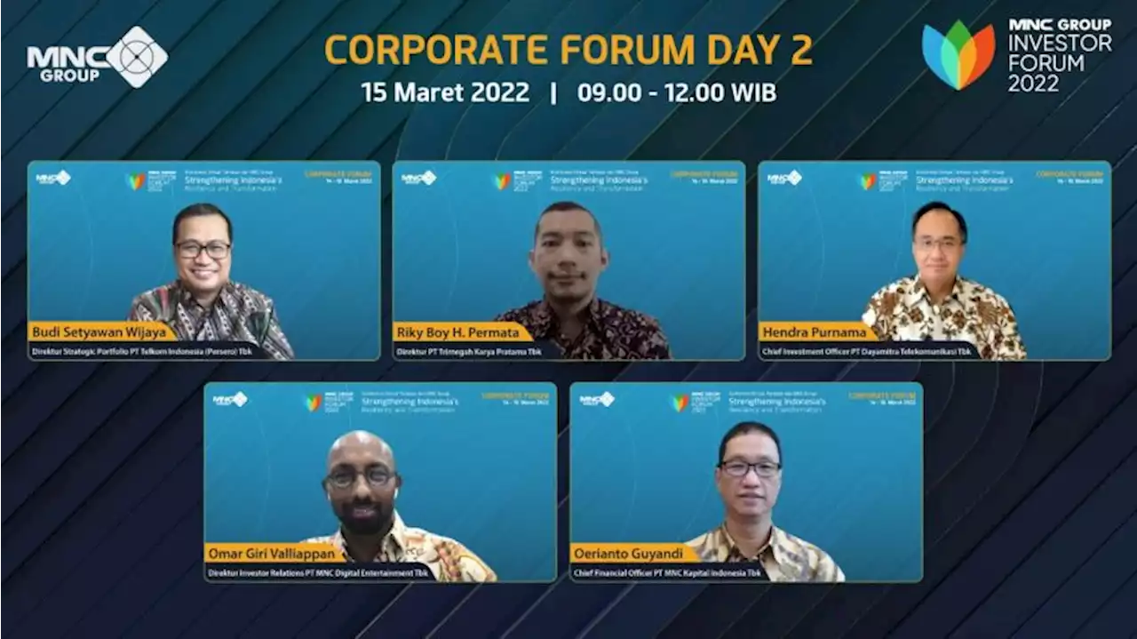 Makin Ramai, Hari Kedua MNC Group Investor Forum 2022 Hadirkan TLKM, UVCR, MTEL, MSIN & BCAP