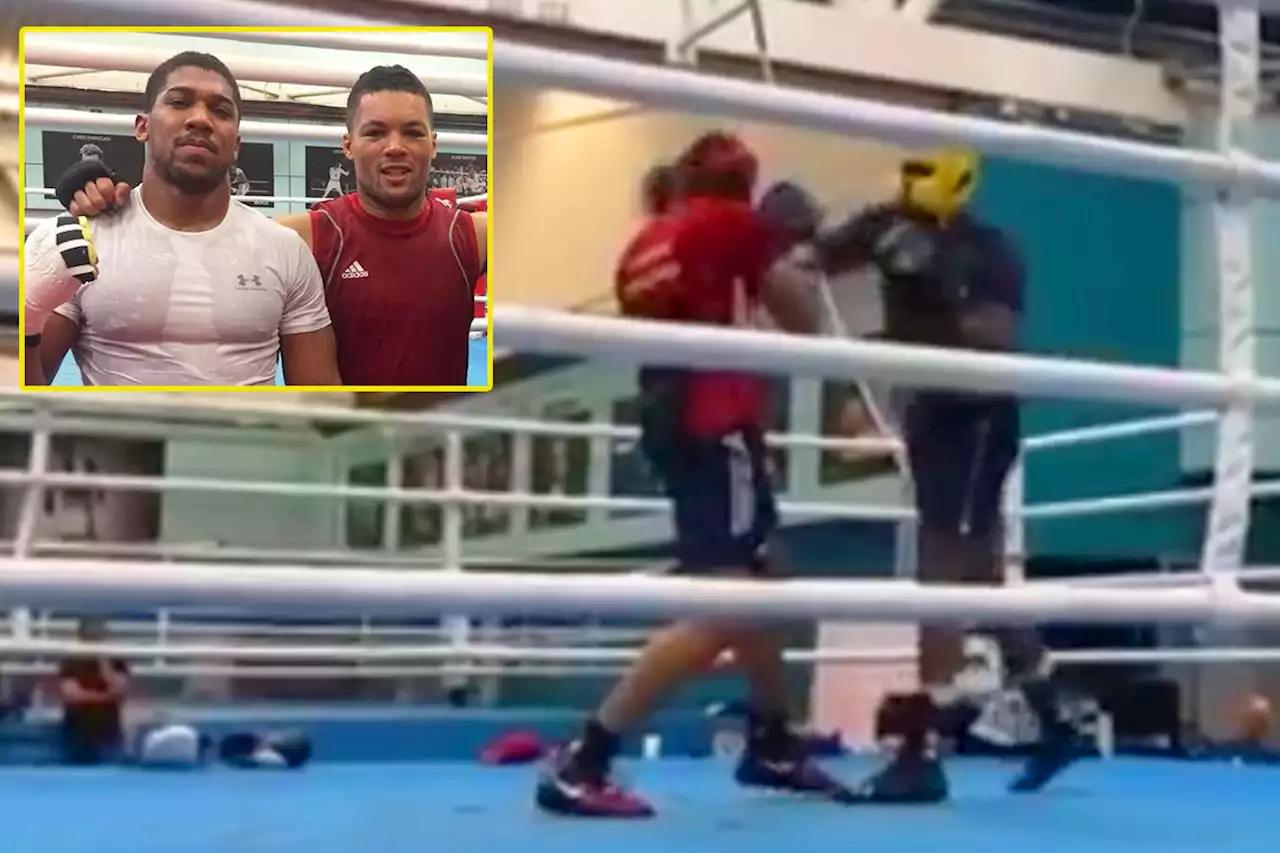 Anthony Joshua vs Joe Joyce unreleased sparring footage emerges