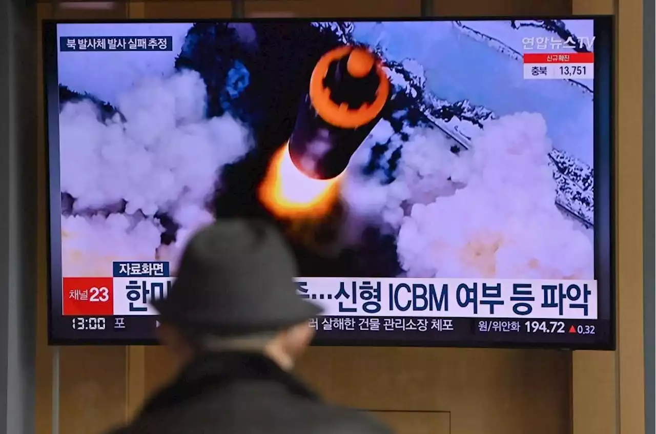 North Korea suspected ballistic missile explodes after launch