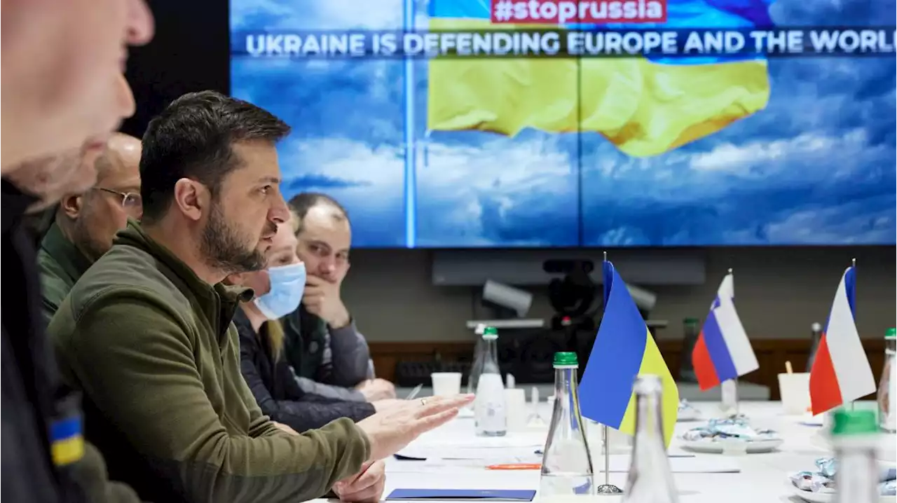 Ukraine can’t join Nato, says Zelensky in concession to Russia