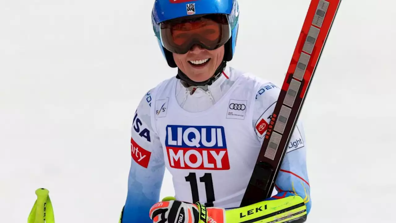 Shiffrin wins overall World Cup title, places 2nd in super-G