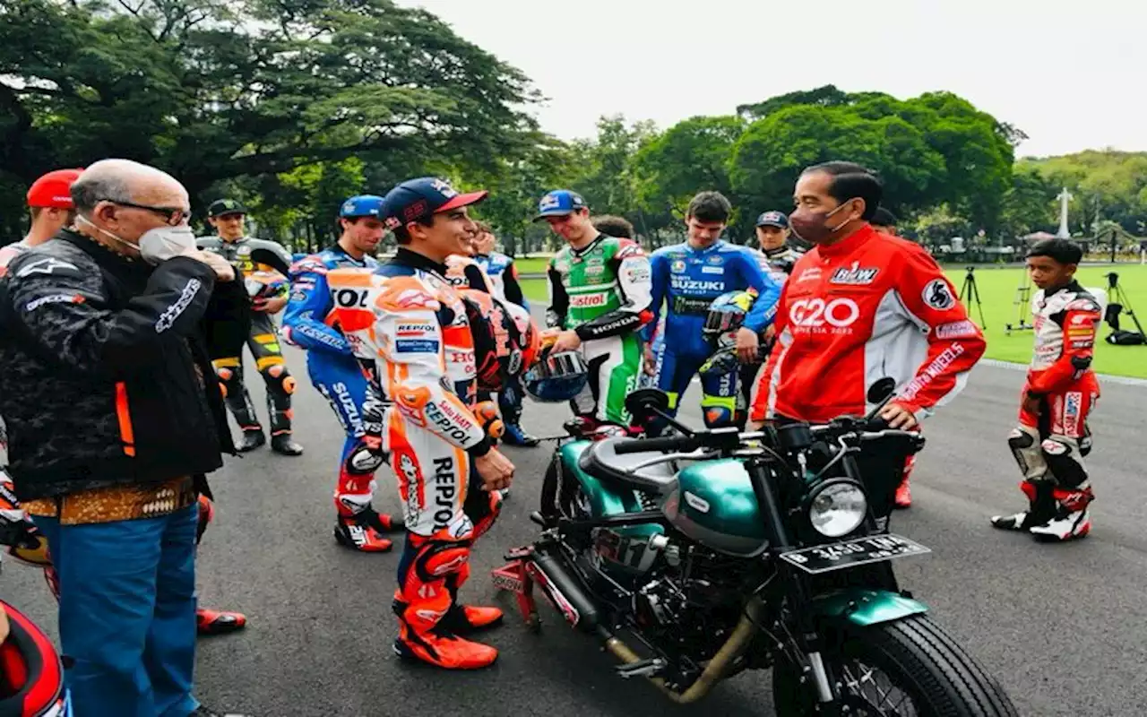 MotoGP Mandalika, Marck Marquez Terkesan dengan Sikap Jokowi | Sport - Bisnis.com