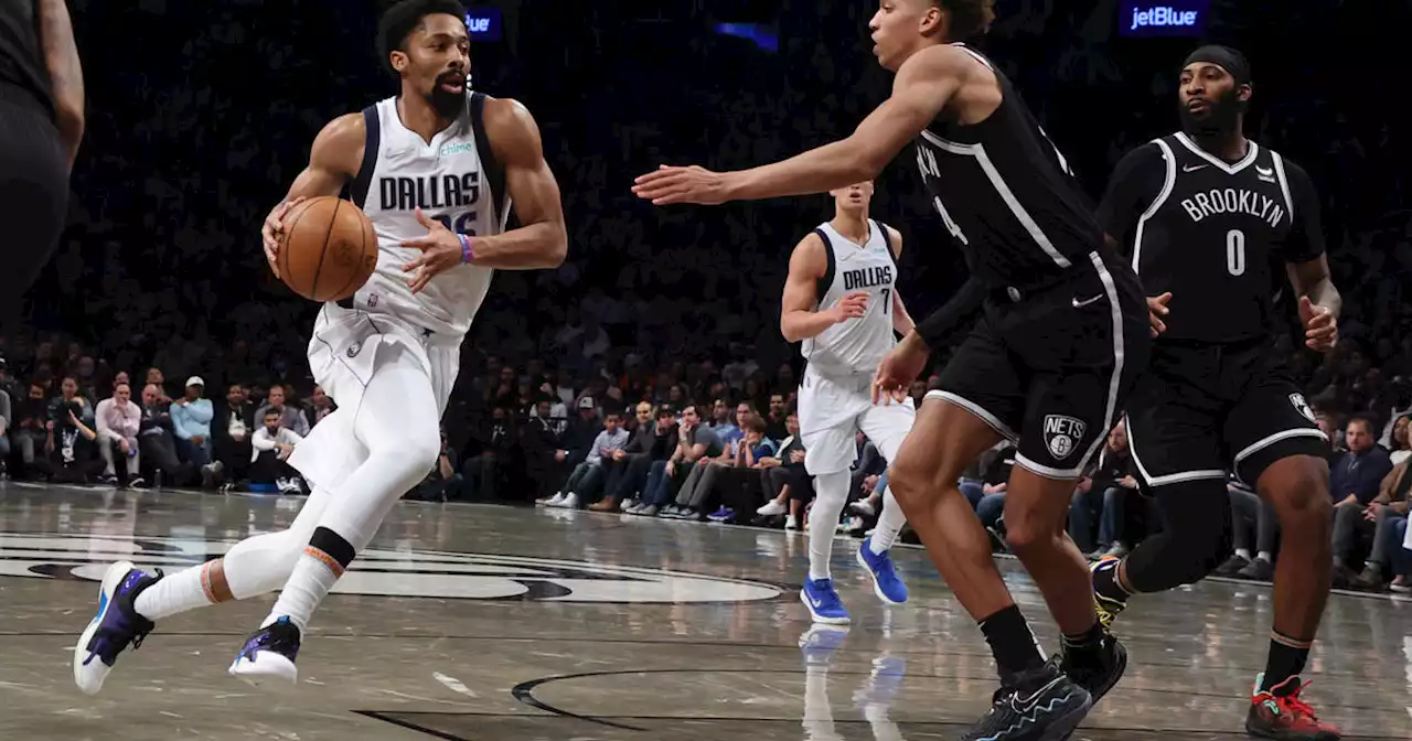 Dinwiddie hits 3 at buzzer, Mavericks beat Nets