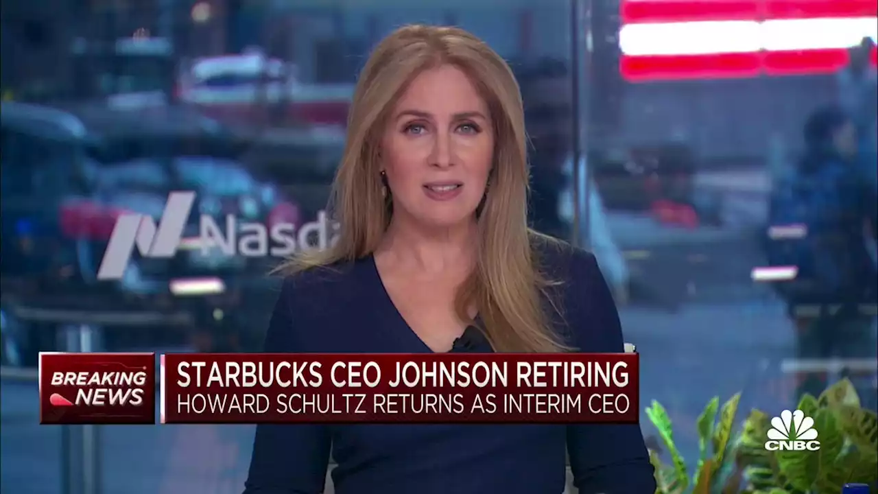 Starbucks CEO Kevin Johnson is retiring, and Howard Schultz is returning as interim chief