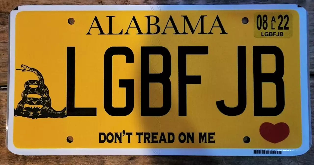 Alabama apologizes for asking man to give up 'Let's go Brandon' license plate