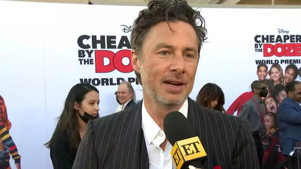 Zach Braff Says He Was the 'Fun Uncle' to His Young Co-Stars