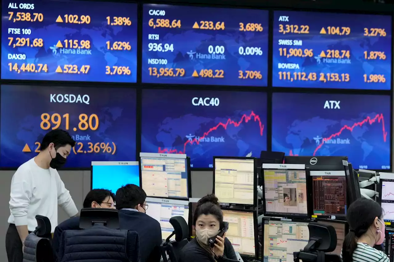 Asian stocks rally strongly as Fed hike, Ukraine talks boost sentiment