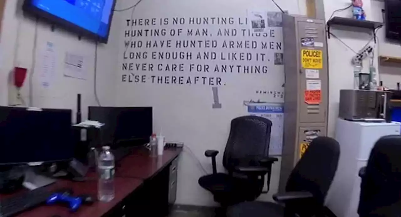 NYPD precinct faces outcry for 'hunting of man' Hemingway quote