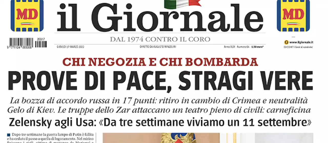 Le prime pagine di oggi - Il Post