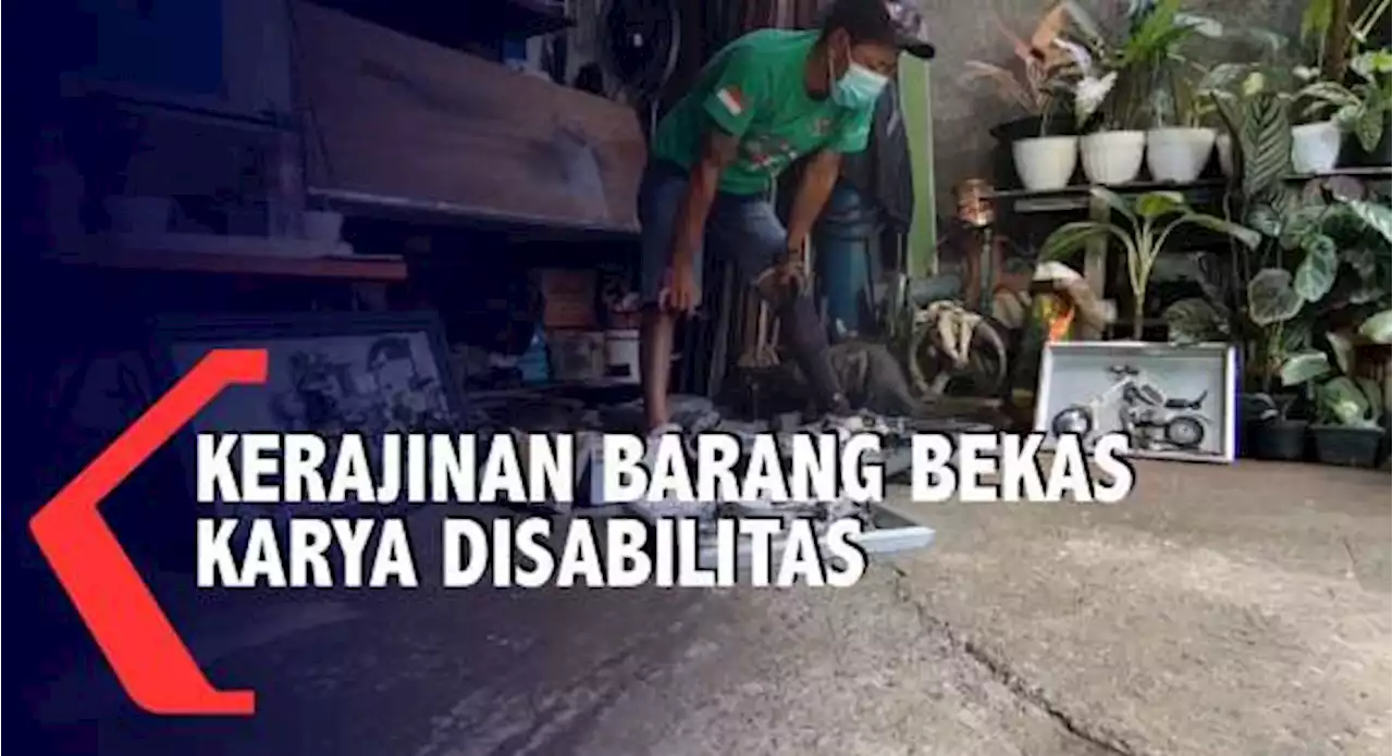 Karya Seni Dari Onderdil Bekas Karya Disabilitas