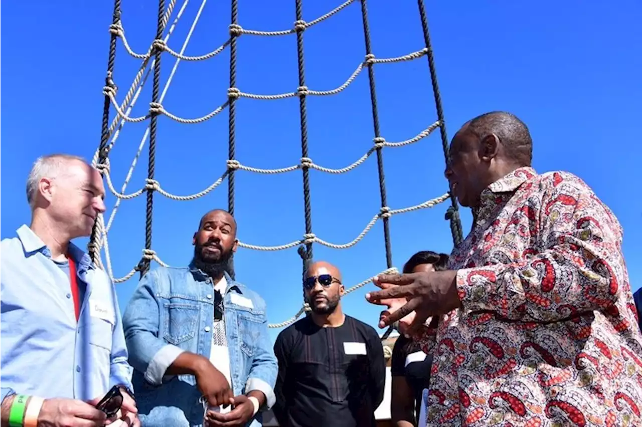 Ramaphosa visits Netflix set of show filmed in Cape Town