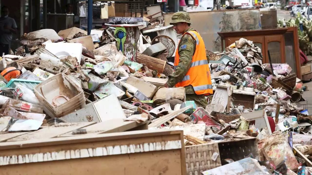 Political brawl breaks out over disaster funding for flood-hit areas of NSW