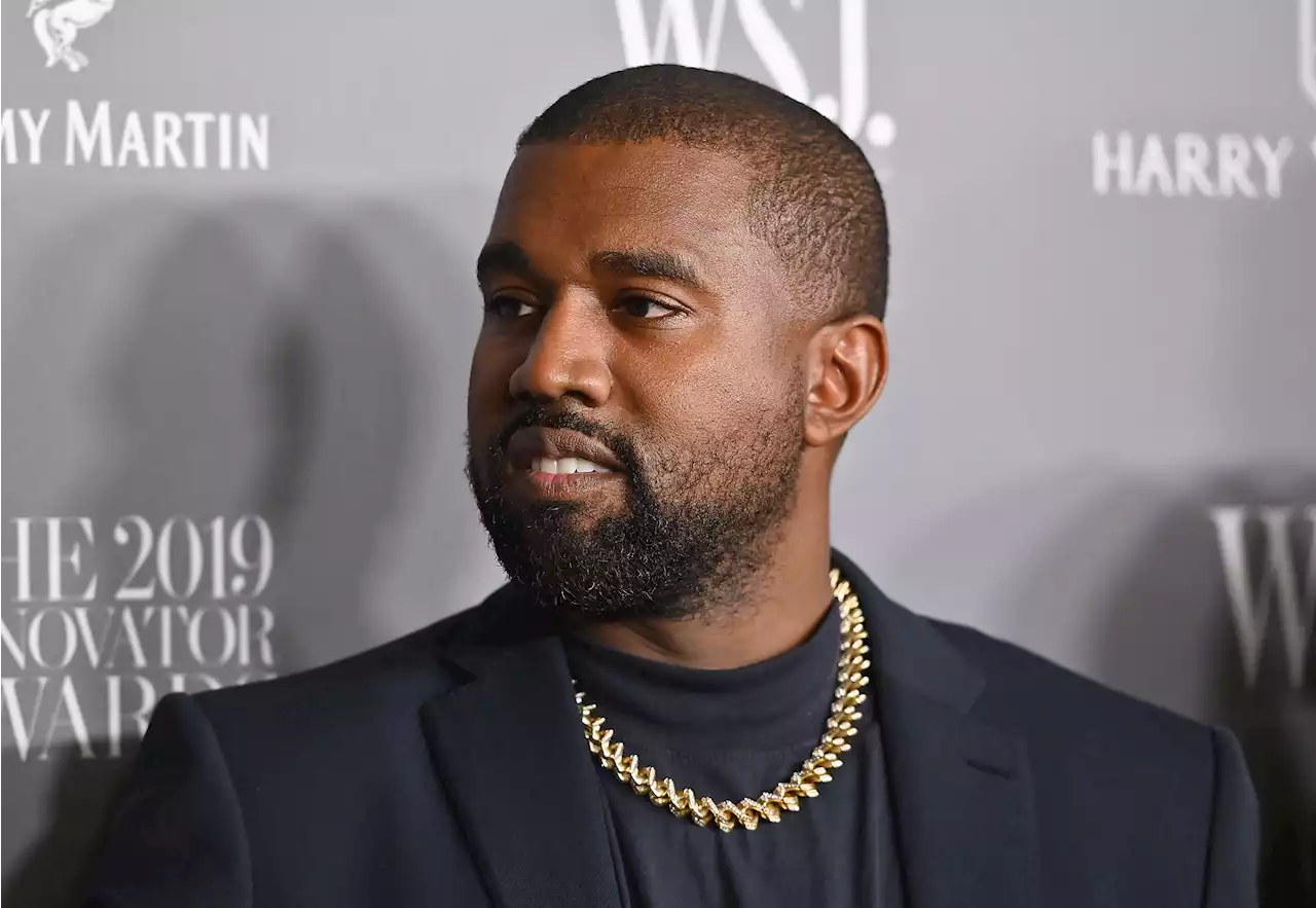 Kanye West spotted at Warriors game at Chase Center