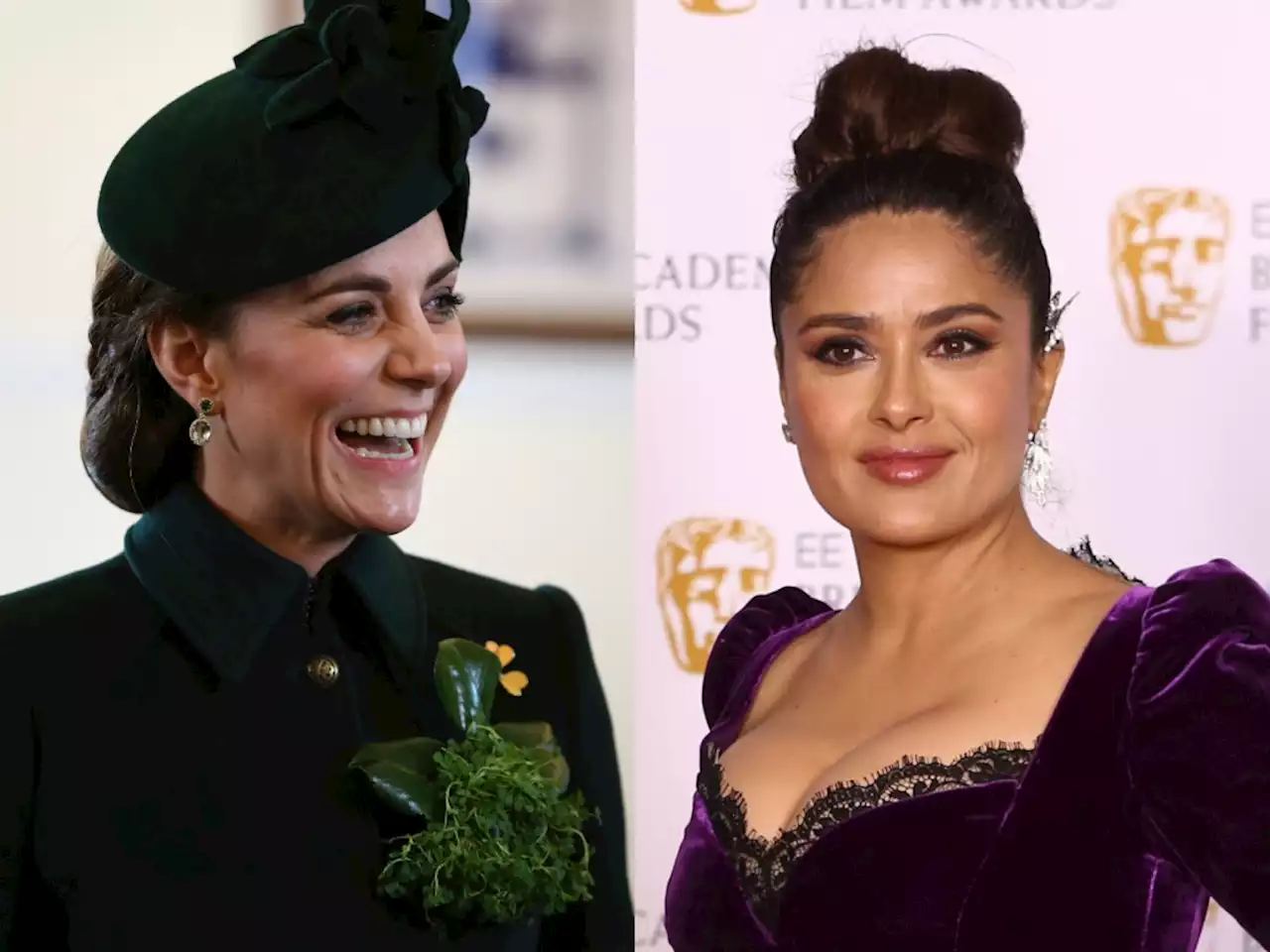 Kate Middleton, Salma Hayek, & More Celebrities Who Gracefully Handled Wardrobe Malfunctions