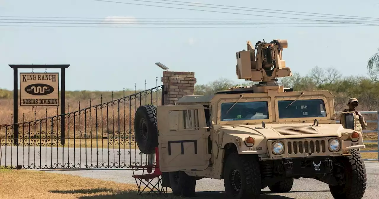 National Guard troops were dispatched to famous Texas ranches with private security as part of border mission