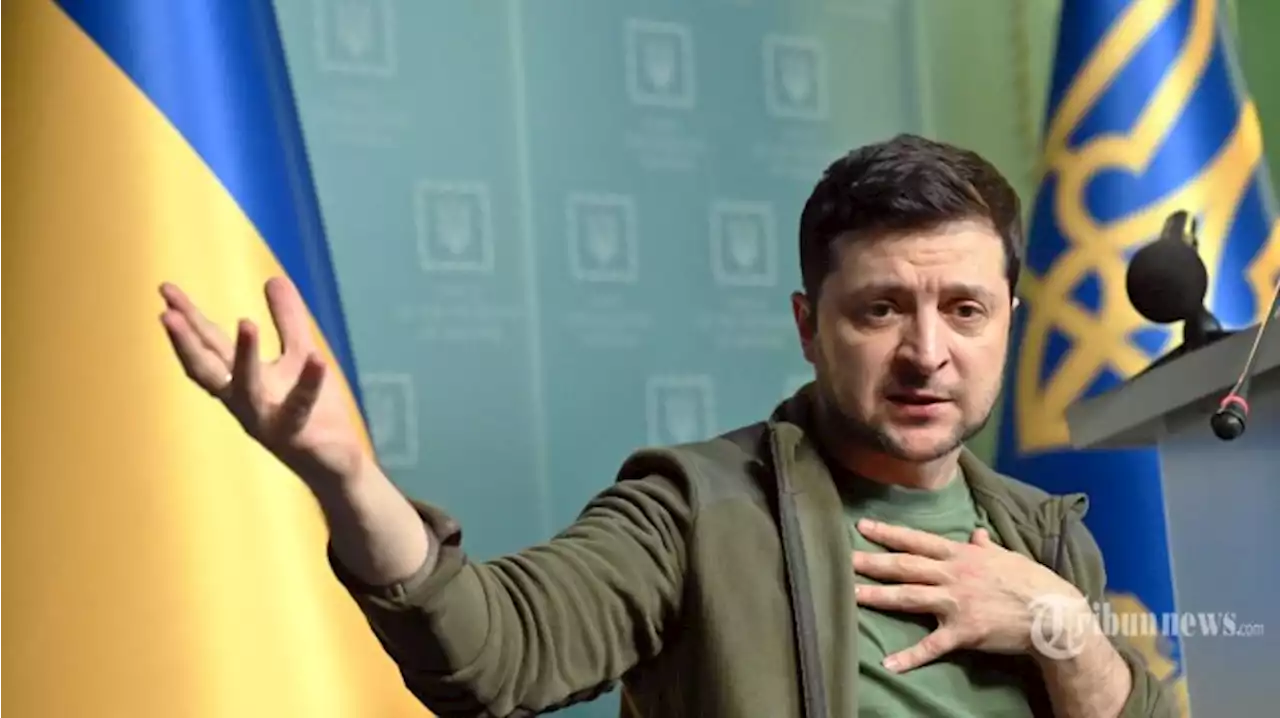 Zelensky Tolak Tuntutan Moskow untuk Akui Kemerdekaan Donbass dan Krimea sebagai Bagian Rusia - Tribunnews.com