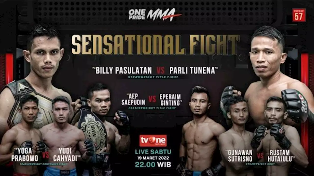 One Pride MMA FN 57 Hadirkan Pertarungan Sensasional