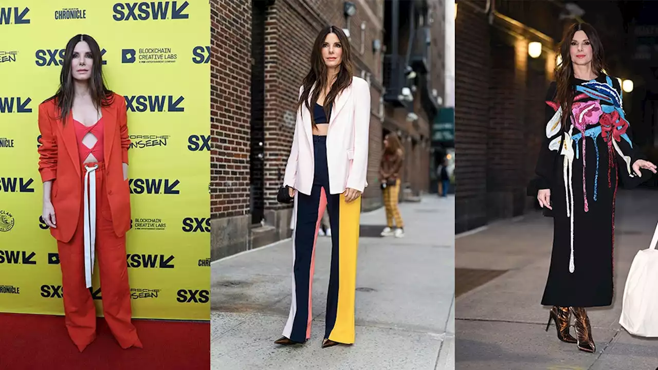 Sandra Bullock zeigt: So trägt man spitze Stiefel mit 50+