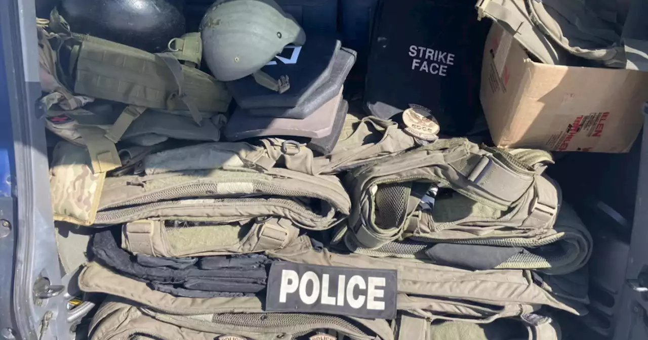 South Euclid police donate protective gear to front line troops in Ukraine