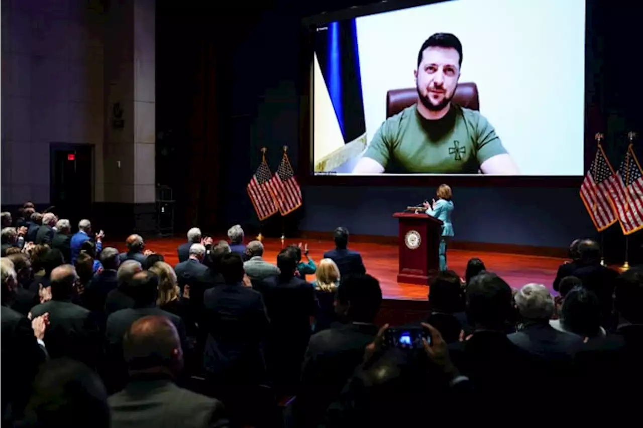 Zelenskyy pleads for help in impassioned speech to Congress