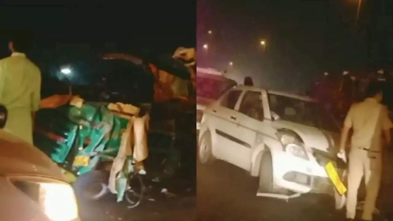 दिल्लीः बारापूला फ्लाईओवर पर तेज रफ्तार कार ने ऑटो को मारी टक्कर, सड़क हादसे में 2 की मौत