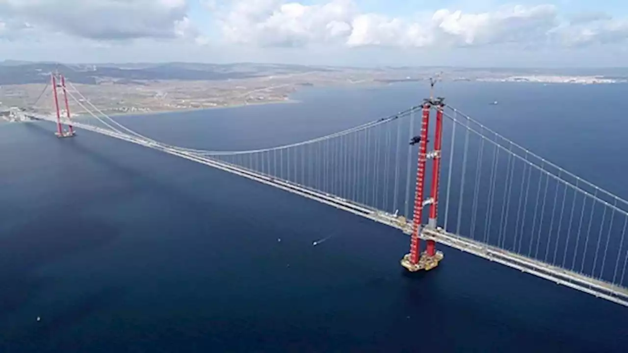 Turquía inauguró el puente colgante más largo del mundo