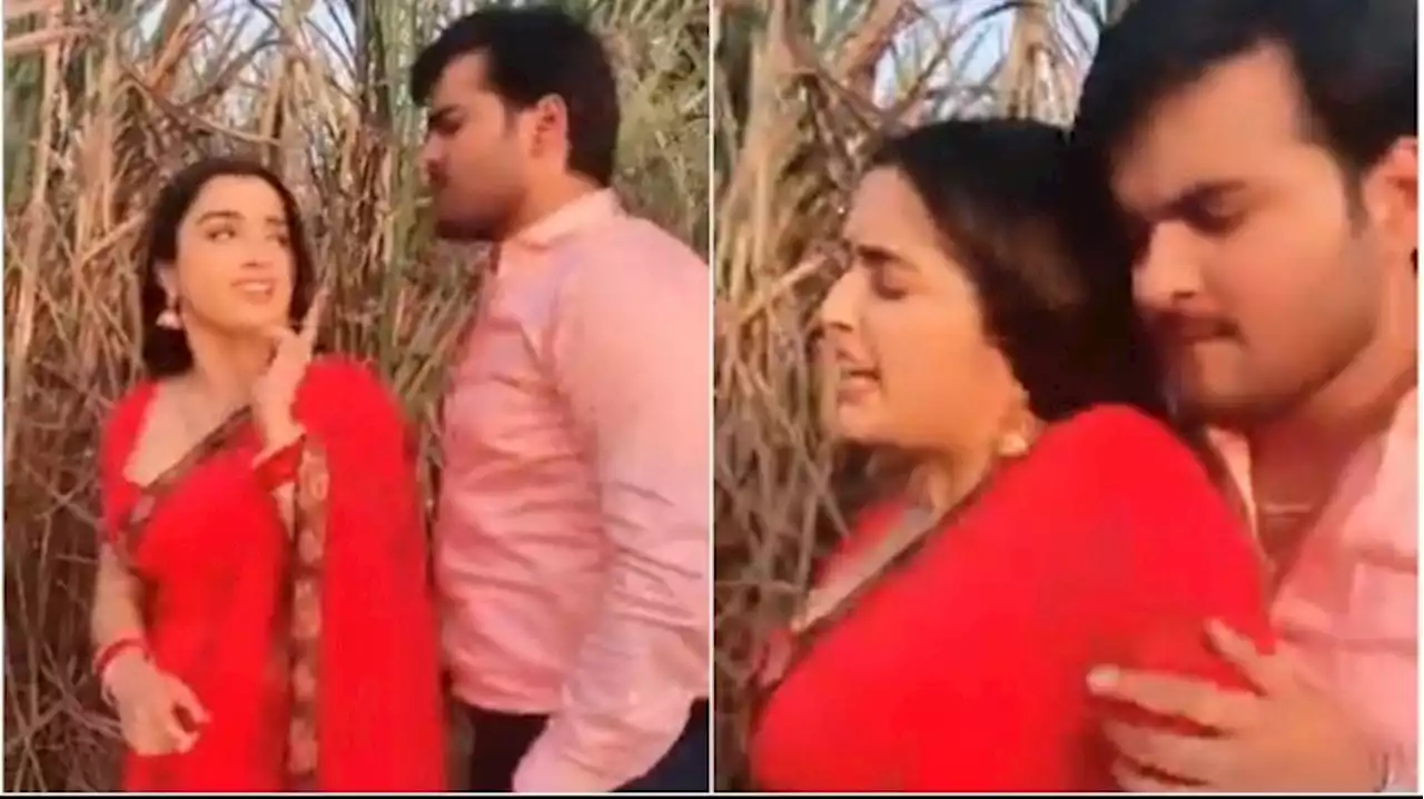 Bhojpuri: अरविंद अकेला कल्लू के साथ आम्रपाली दुबे ने किया शानदार डांस, लाल साड़ी में लूटा फैंस का दिल