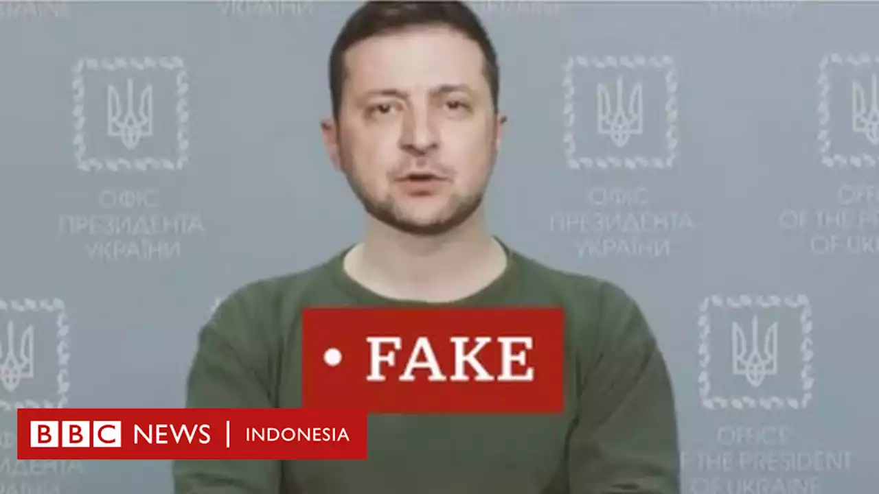 Perang Rusia-Ukraina merambah medsos, muncul video deepfake Putin dan Zelensky - BBC News Indonesia