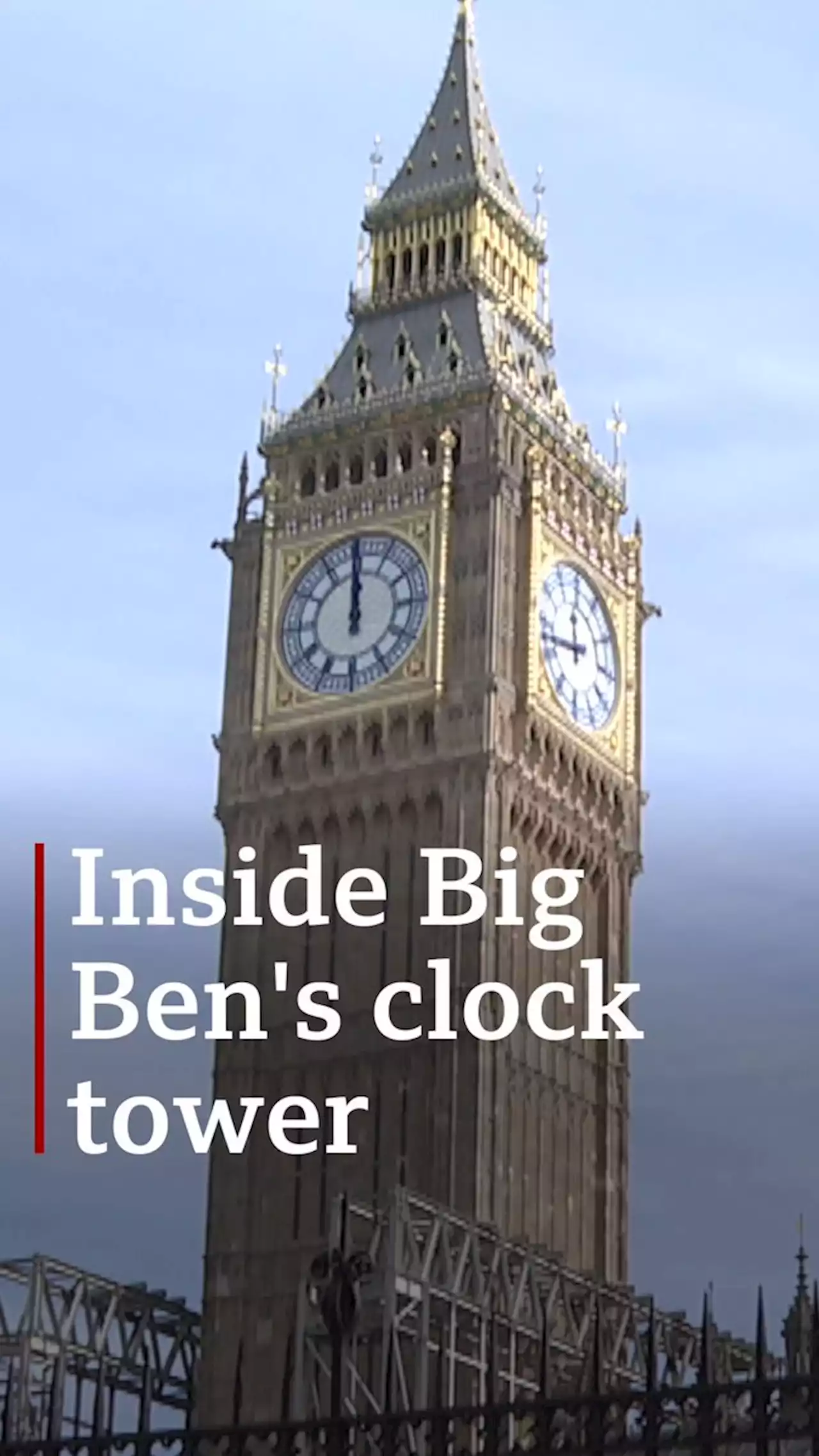 Inside Big Ben's newly refurbished clock tower