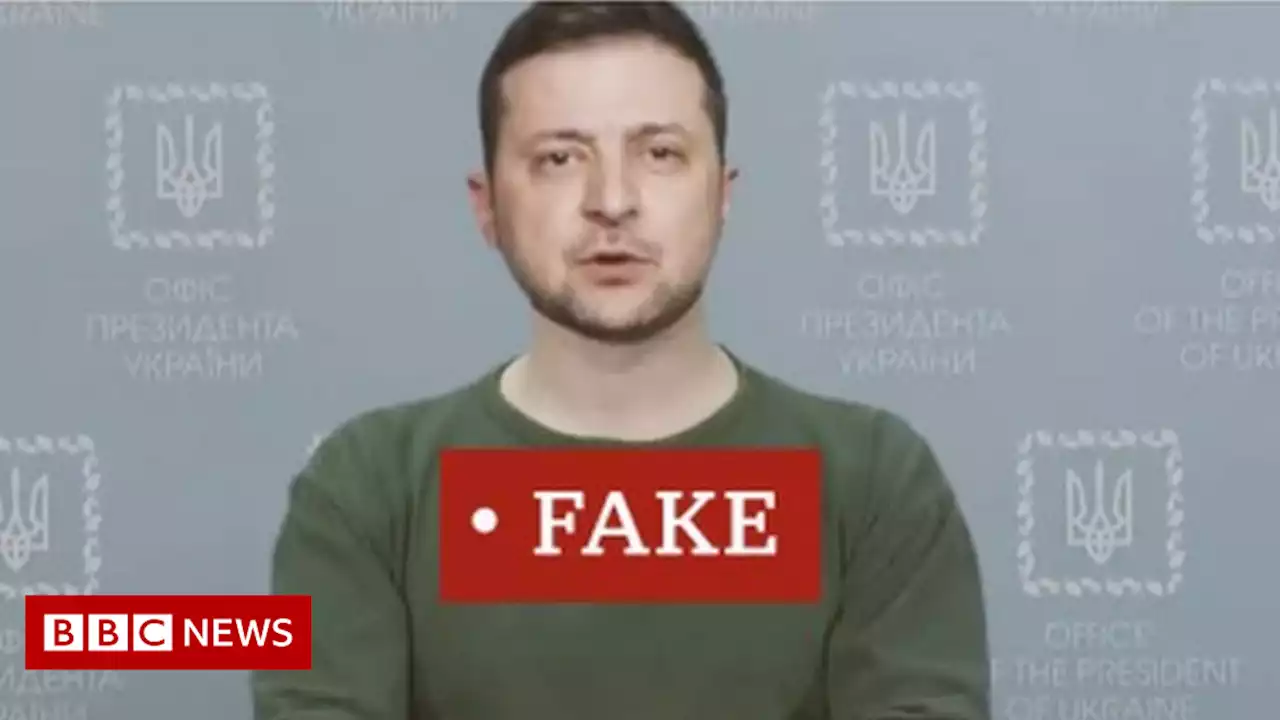 Deepfake presidents used in Russia-Ukraine war