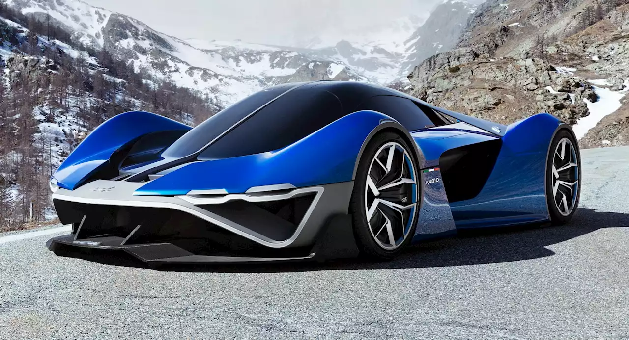 Alpine A4810 Is IED's Take For The Hydrogen-Powered Hypercar Of 2035 | Carscoops