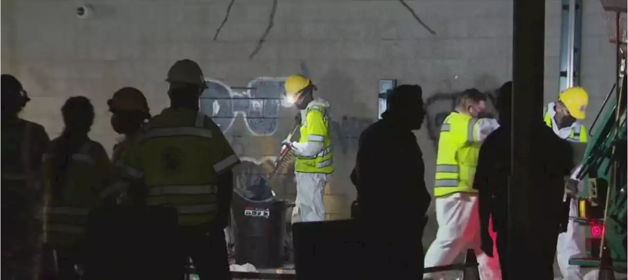 LA City Crews Clear Little Tokyo Homeless Encampment