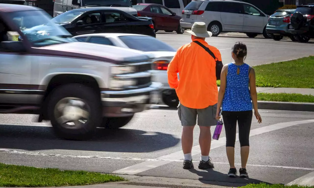 Study: SUVs, pickups more likely to hit pedestrians than cars