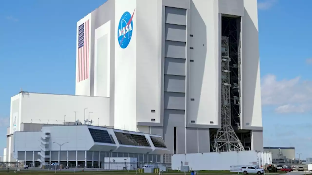 NASA's big, new moon rocket begins rollout en route to launch pad tests